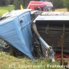 Schwerer LKW Unfall